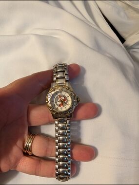Two-Tone Stainless Steel Tigger Bracelet Watch - Silver & Gold